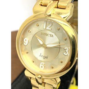 Invicta Angel Women’s Gold-Tone Bracelet Watch